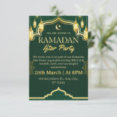 Ramadan Iftar Uitnodigingskaart Kaart (Staand voorkant)
