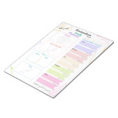 Ramadan journal pastels notitieblok (Schuin)