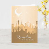 Ramadan Kaart (Gele Bloem)