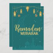Ramadan-kaart Feestdagenkaart (Voorkant / Achterkant)