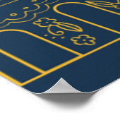 ramadan kareem - ر ن ر - gelukkige ramadan 2 022 ض poster (Hoek)