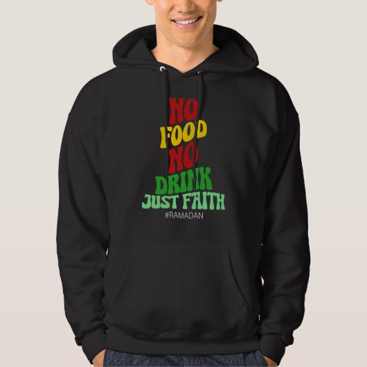 Ramadan Kareem 2023 Islamic Fasting Outfit for Men Hoodie (Voorkant)