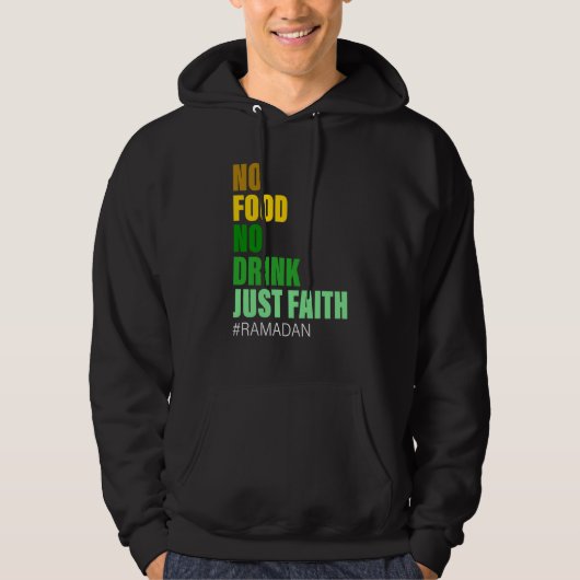 Ramadan Kareem 2023 Islamic Fasting Outfit for Men Hoodie (Voorkant)