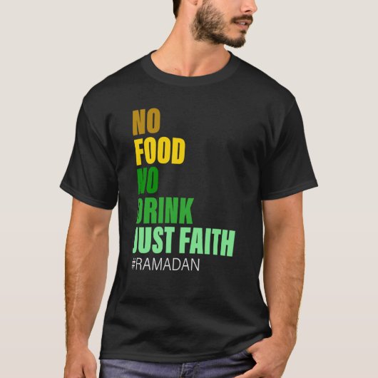 Ramadan Kareem 2023 Islamic Fasting Outfit for Men T-shirt (Voorkant)
