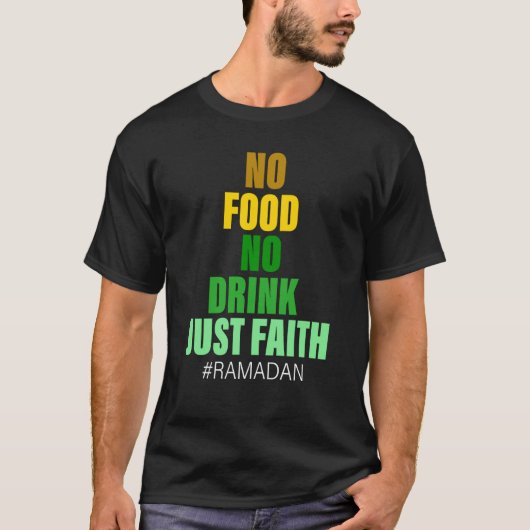 Ramadan Kareem 2023 Islamic Fasting Outfit for Men T-shirt (Voorkant)