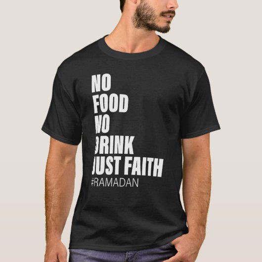 Ramadan Kareem 2023 Islamic Fasting Outfit for Men T-shirt (Voorkant)