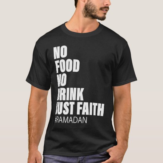 Ramadan Kareem 2023 Islamic Fasting Outfit for Men T-shirt (Voorkant)