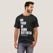 Ramadan Kareem 2023 Islamic Fasting Outfit for Men T-shirt (Voorkant volledig)