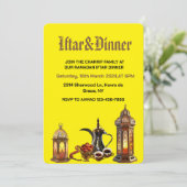 Ramadan Kareem 2025 Iftar dinerfeest Kaart (Staand voorkant)
