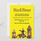 Ramadan Kareem 2025 Iftar dinerfeest Kaart (Voorkant)