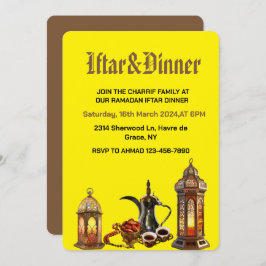 Ramadan Kareem 2025 Iftar Dinner party Kaart