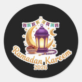 Ramadan Kareem 2026 Festive Celebration Sticker (Voorkant)