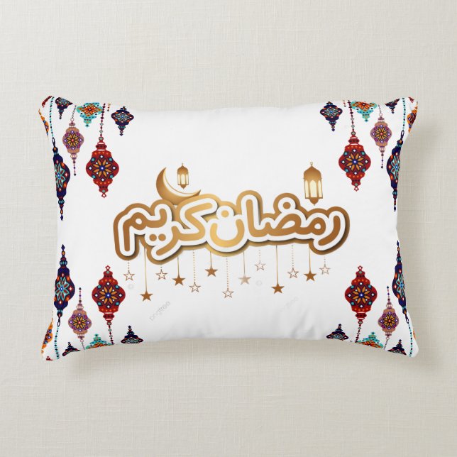 Ramadan Kareem 2026 Kussen - Worpkussens. (Voorkant)