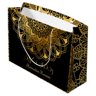 Ramadan Kareem abstract bloemgoud radiaal Groot Cadeauzakje