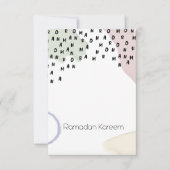 Ramadan Kareem! Bedankkaart (Voorkant)