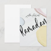 Ramadan Kareem! Bedankkaart (Voorkant / Achterkant)
