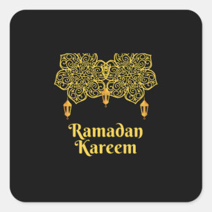 Ramadan Kareem Betekenis - Eid Mubarak 2026 Vierkante Sticker