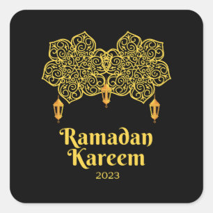 Ramadan Kareem Beting - Eid Mubarak 2023 Vierkante Sticker