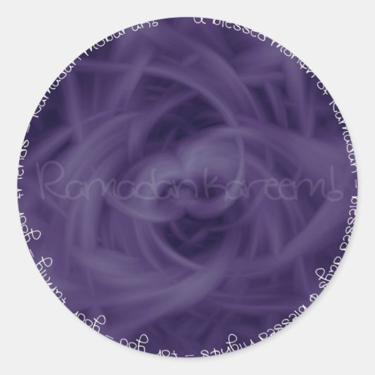 Ramadan kareem! - Blessed Ramadan Ronde Sticker (Voorkant)