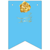 Ramadan kareem bloemen vlaggetjes (Derde vlag)