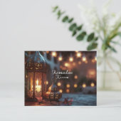 Ramadan Kareem Briefkaart (Staand voorkant)