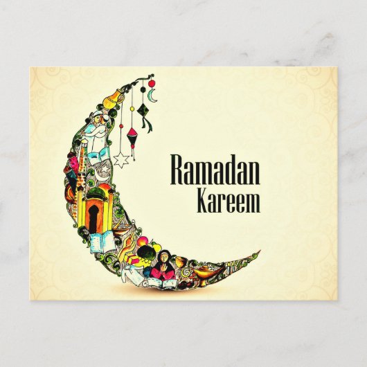 Ramadan Kareem Briefkaart (Voorkant)