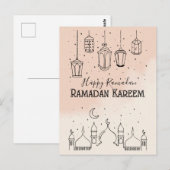 Ramadan Kareem Briefkaart (Voorkant / Achterkant)