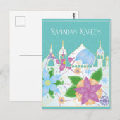 Ramadan KAreem briefkaart Oosten stad (Voorkant / Achterkant)