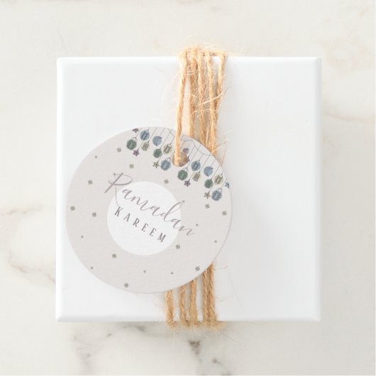 Ramadan kareem cadeau label (In situ)