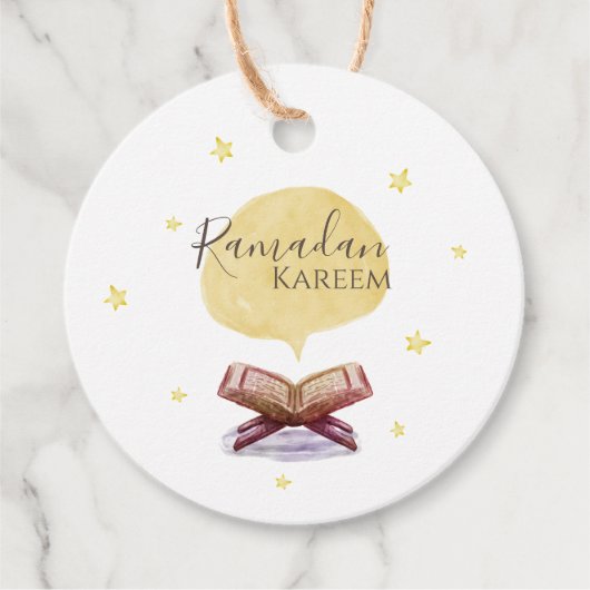 Ramadan Kareem Cadeau Label (Voorkant)