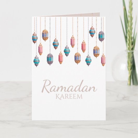 Ramadan Kareem Cadeaukaart Feestdagen Kaart (Voorkant)