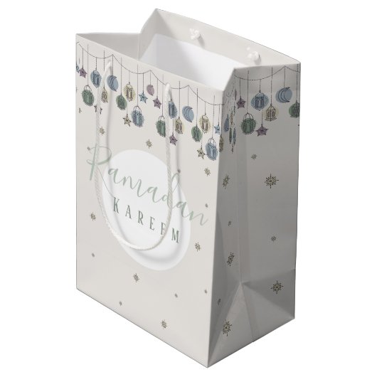 Ramadan Kareem cadeautas voor heilige maand (Achterkant Gekanteld)