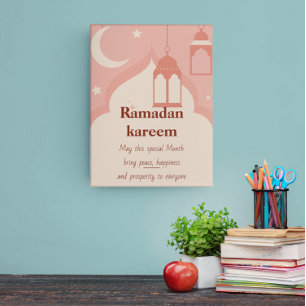 Ramadan Kareem Canvas Afdruk