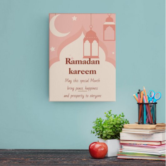Ramadan Kareem Canvas Afdruk