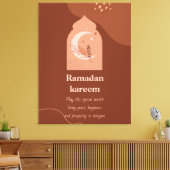 Ramadan Kareem Canvas Afdruk (Insitu (Woonkamer))
