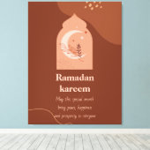 Ramadan Kareem Canvas Afdruk (Insitu (Houten vloer))