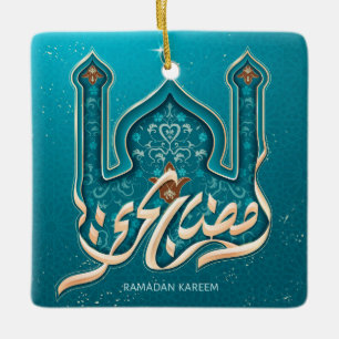 Ramadan Kareem Ceramic Ornament