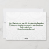 Ramadan Kareem Colorful Crescent Feestdagenkaart (Achterkant)
