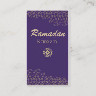 Ramadan Kareem Contactkaartje