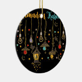 Ramadan Kareem Cool Islamic Fasting Outfit voor Keramisch Ornament (Rechts)