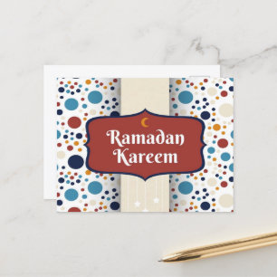 Ramadan Kareem Crescent Briefkaart
