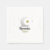 Ramadan Kareem Crescent Design - Islamitische Muba Servet (Voorkant)