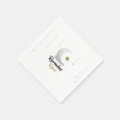 Ramadan Kareem Crescent Design - Islamitische Muba Servet (Hoek)