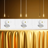 Ramadan Kareem Crescent Design - Islamitische Muba Waterfles Etiket