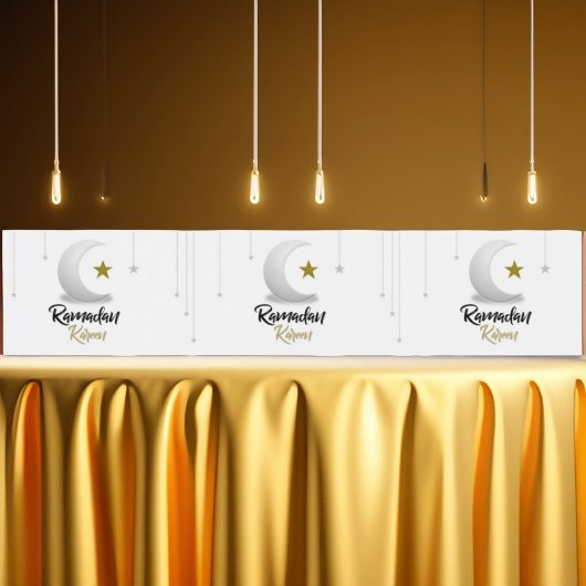 Ramadan Kareem Crescent Design - Islamitische Muba Waterfles Etiket