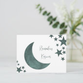 Ramadan Kareem crescent Islam mubarak sterren Briefkaart (Staand voorkant)