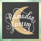 Ramadan Kareem Cute Black White Raamsticker (Vel 3)