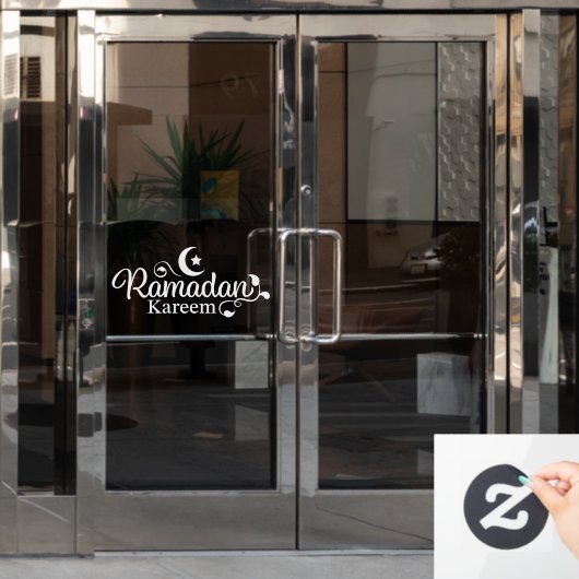 Ramadan Kareem decoratie Raamsticker (Kantoordeur)