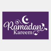 Ramadan Kareem decoratie Rechthoekige Sticker (Voorkant)