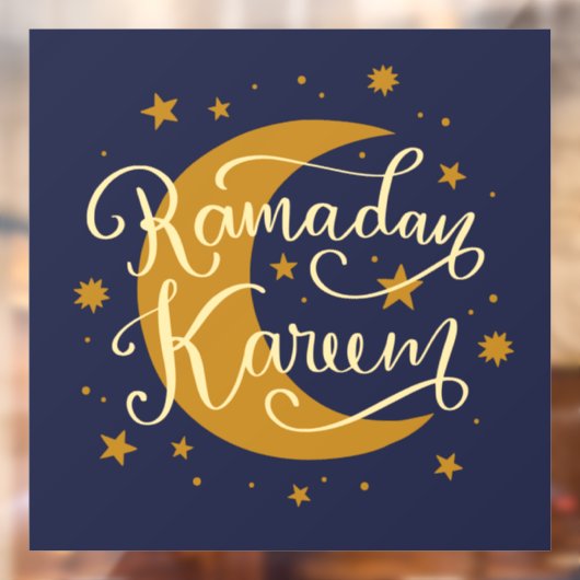Ramadan Kareem Eid Bedrijfs- of Huisraamsticker Raamsticker (Vel 2)